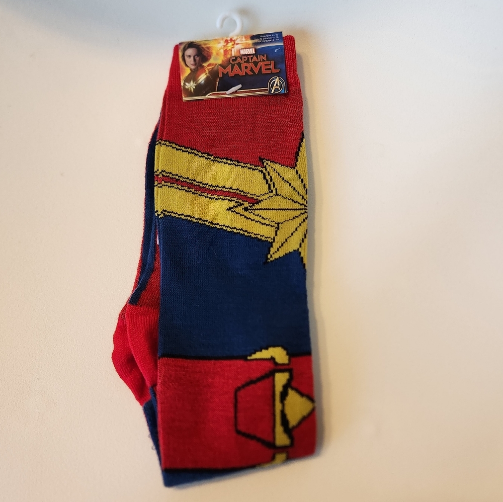 Captain Marvel Socks